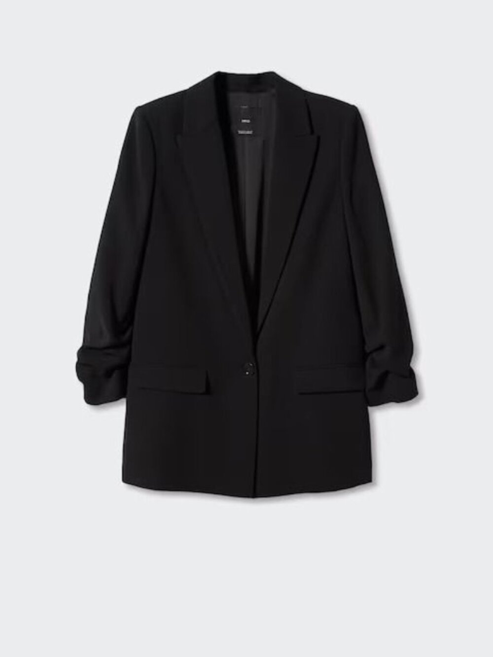 NEW Mango Oversized Flowy Blazer, Black